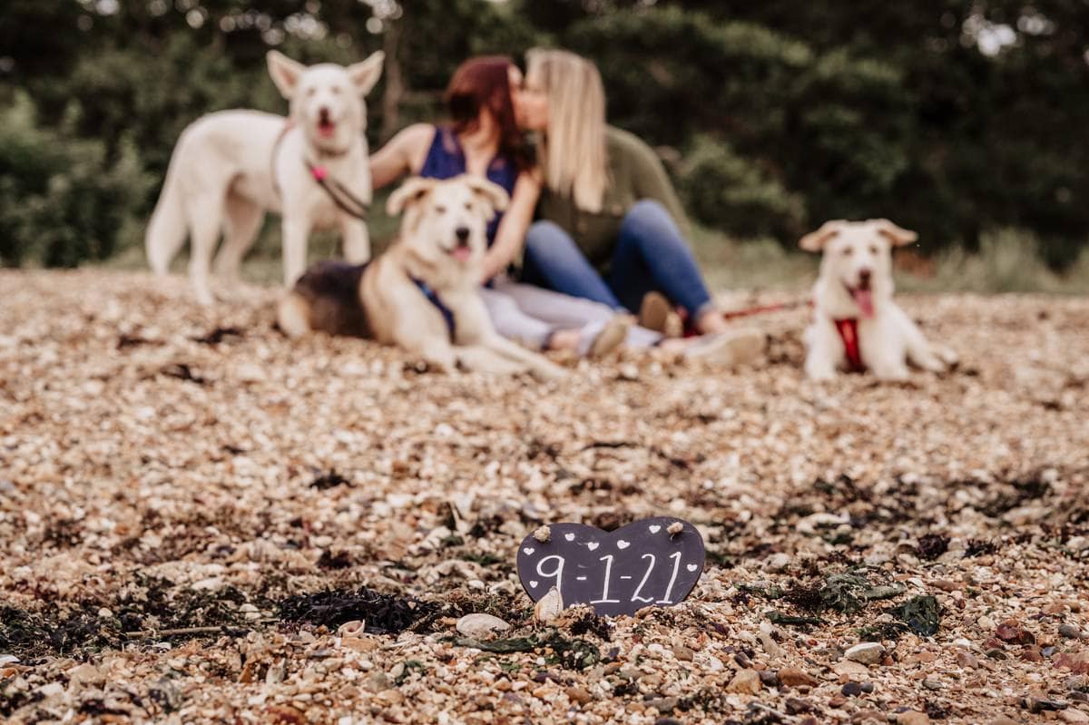 Same sex engagement photoshoot
