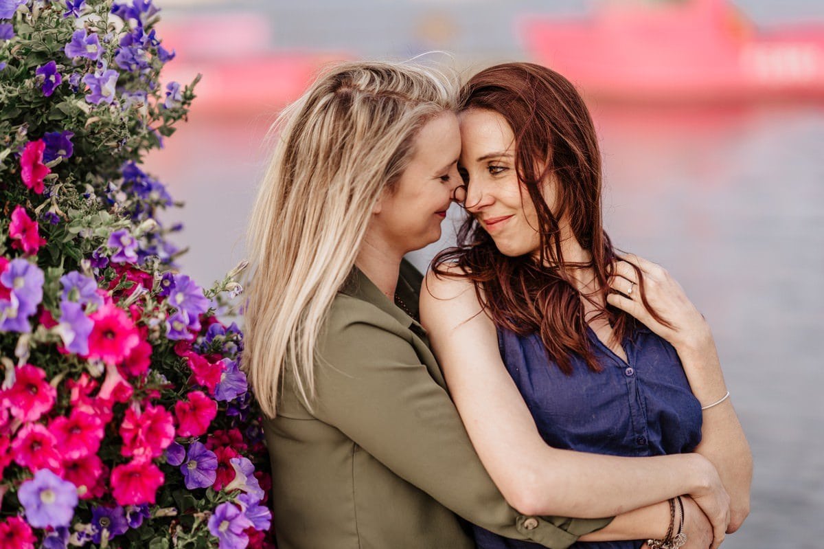 Same sex engagement photoshoot