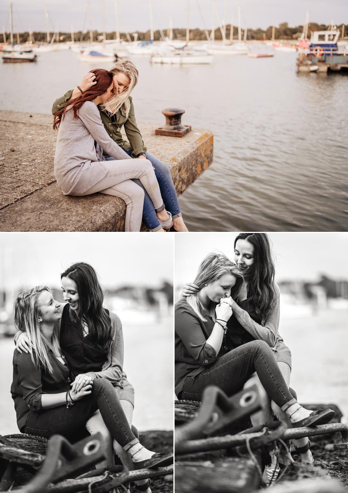 Same sex engagement photoshoot