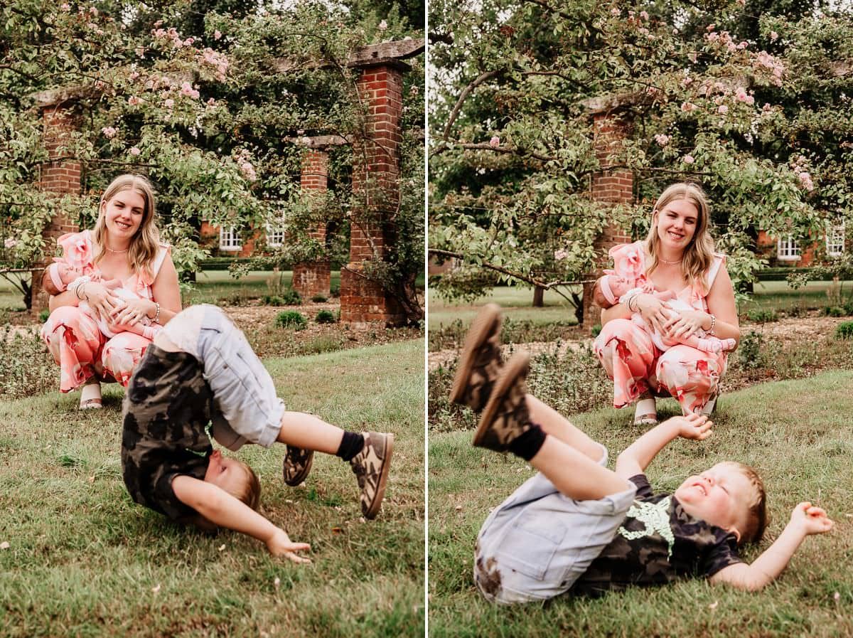 Outdoor Newborn photo shoot