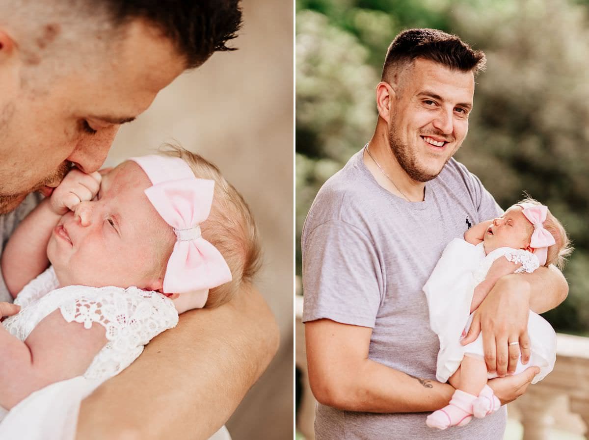 Outdoor Newborn photo shoot