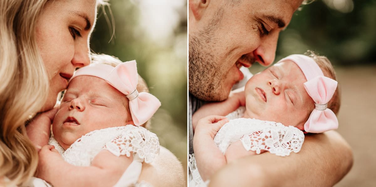 Outdoor Newborn photo shoot