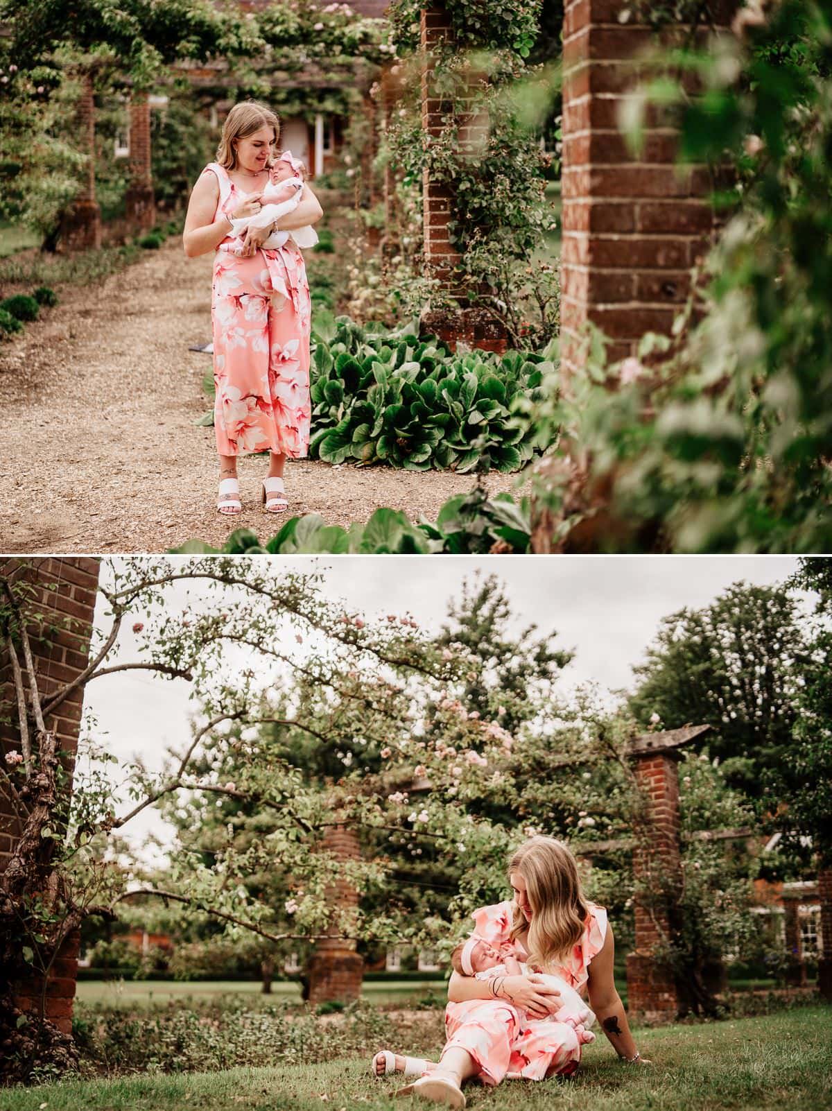 Outdoor Newborn photo shoot