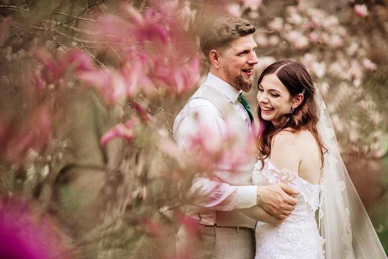 wasing park spring wedding