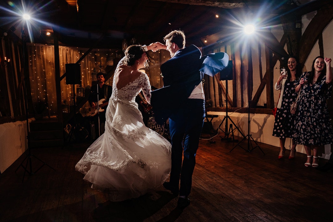 Old Luxters Barn Evening Wedding Reception