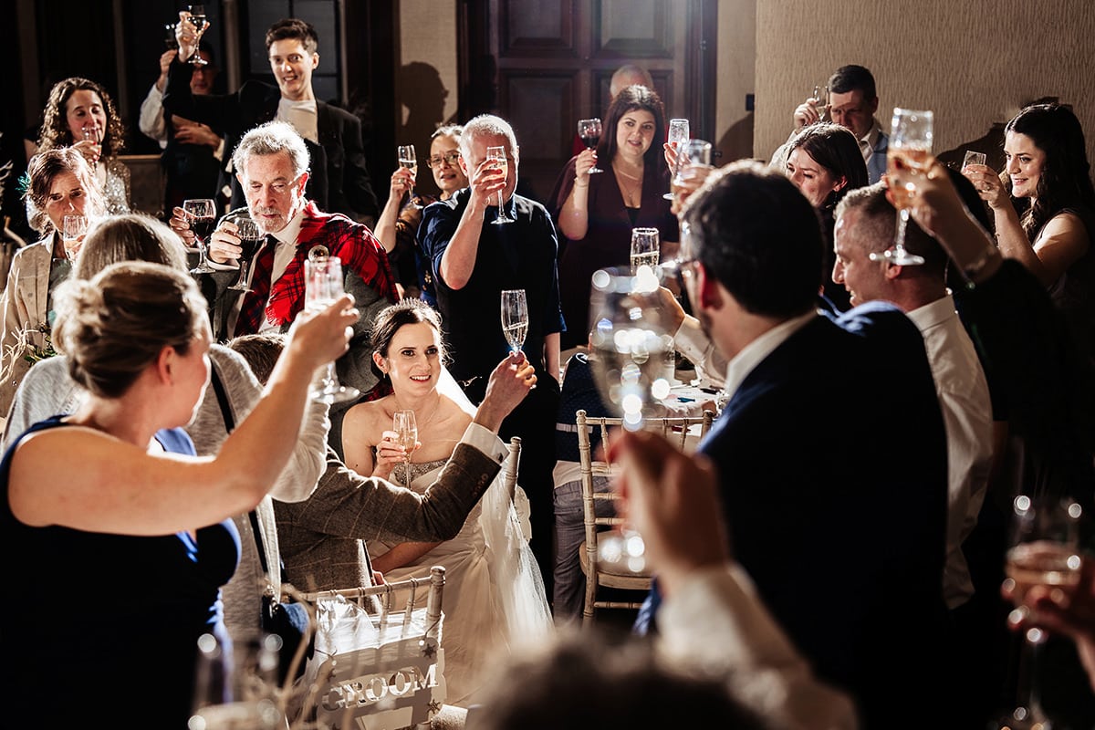 tost to the bride