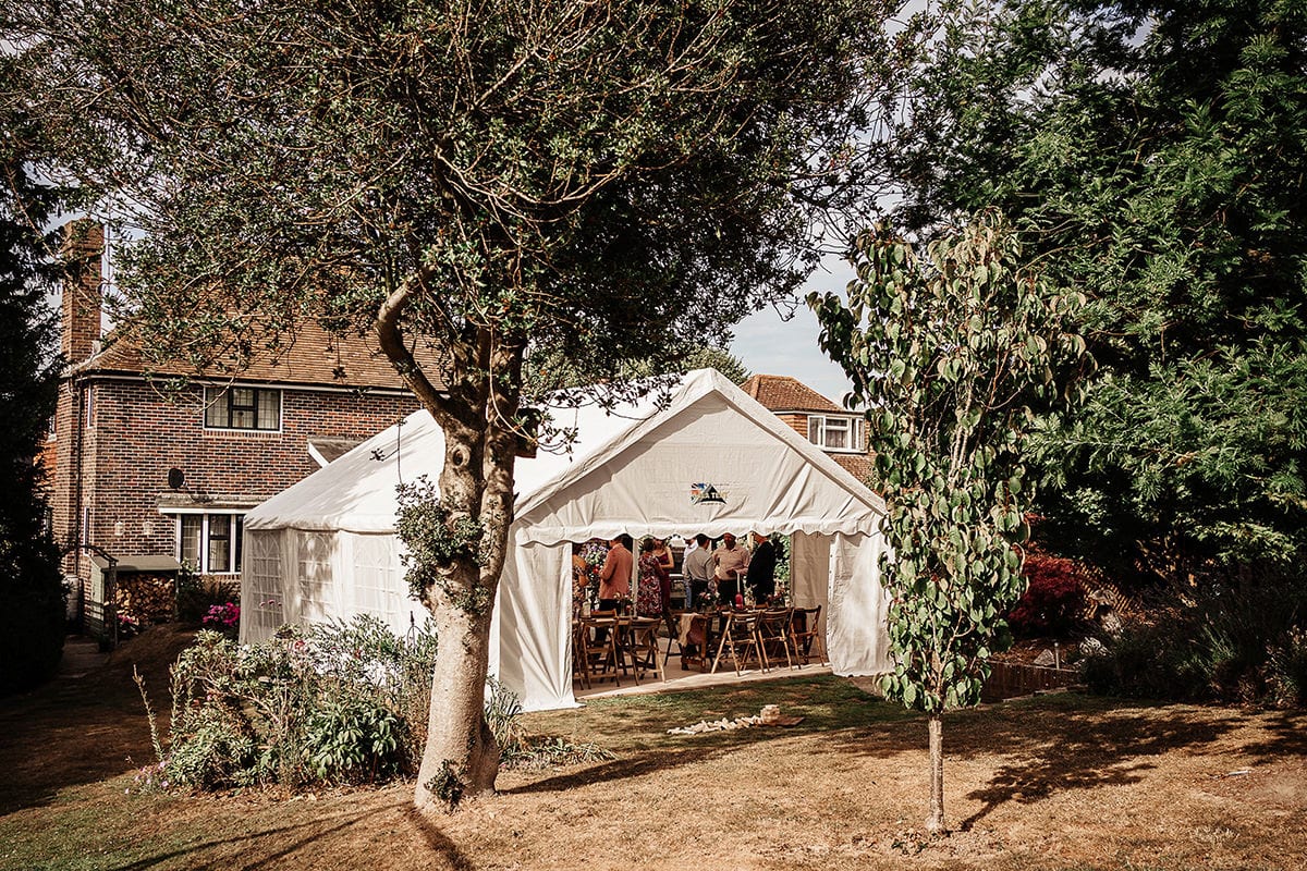 garden mrquee wedding