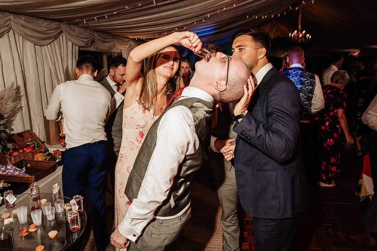 marquee wedding first dance